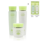 3W CLINIC Snail Moist Control Skin Care 3 Set (Toner+Emulsion+Cream)